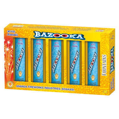 Bazooka (star crackling popups)(5pcs)